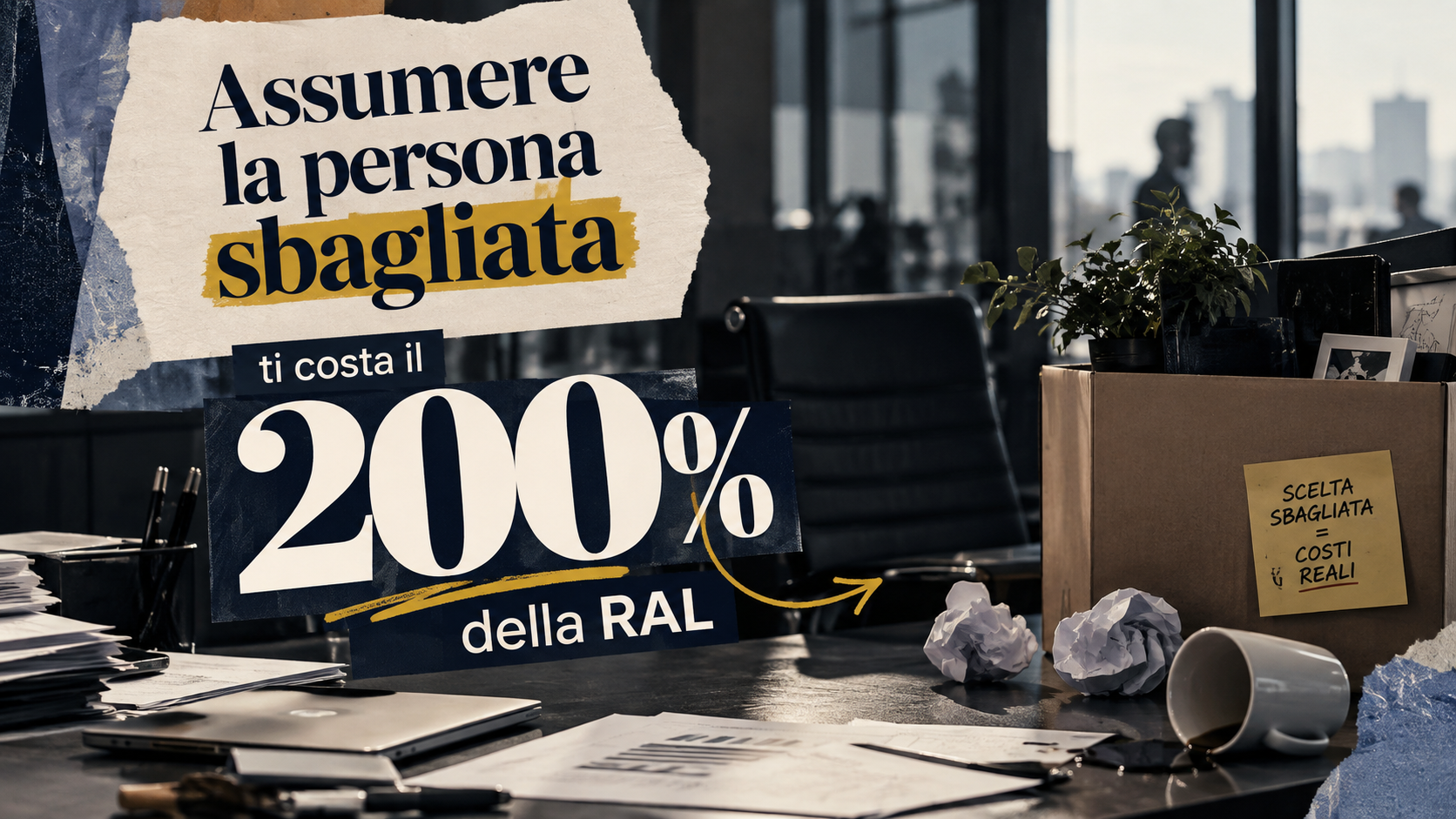 Copertina dell’articolo Assumere la persona sbagliata ti costa il 200% della RAL