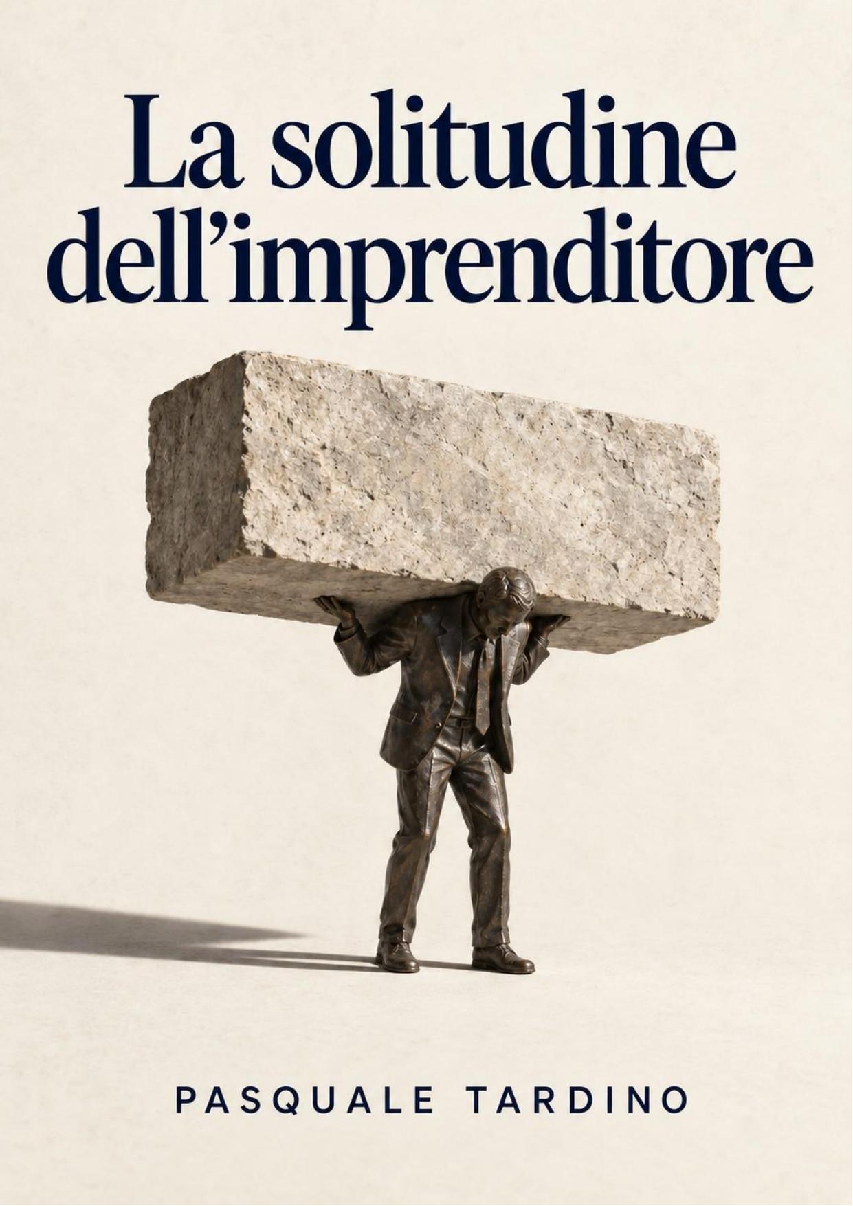 Copertina dell’ebook La solitudine dell’imprenditore di Pasquale Tardino